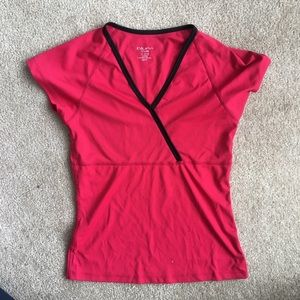 Pink Blurr Athletic Top
